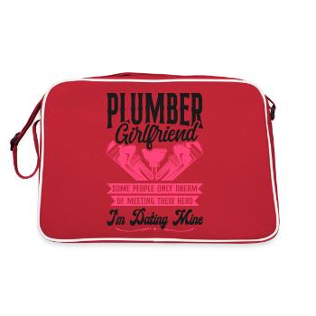Plumbing Plumber Girlfriend - Retro Bag - red/white - Back