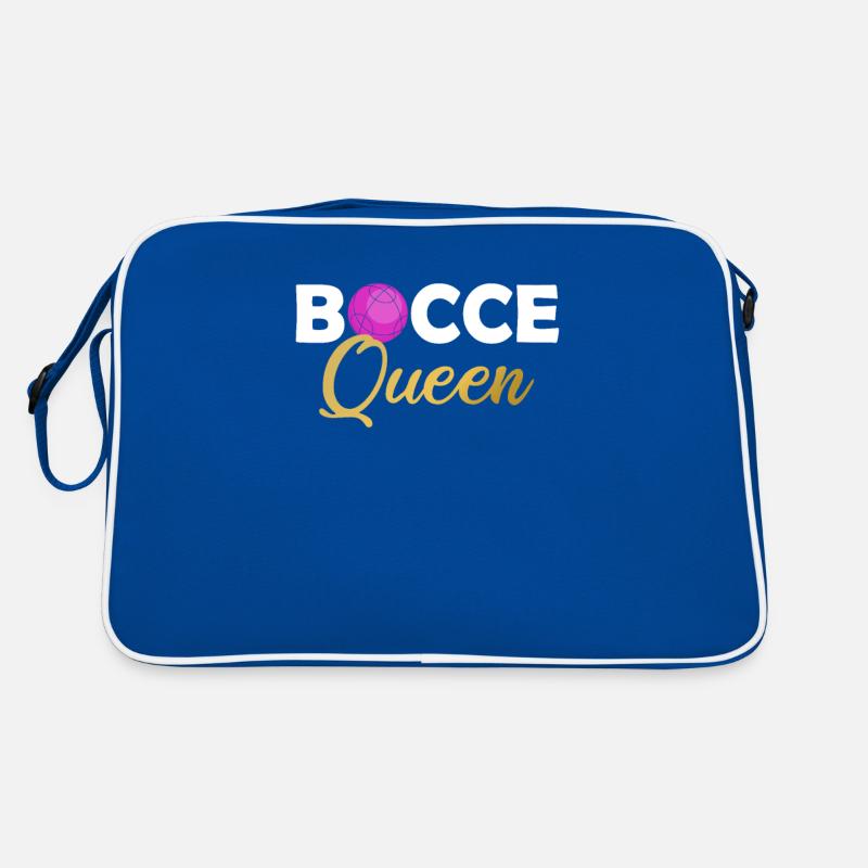Bocce ball queen, bocce ball Retro Tasche