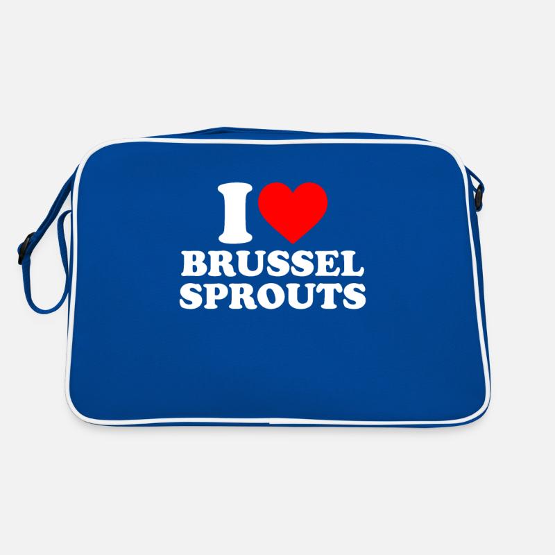 i love brussel sprouts Retro Tasche