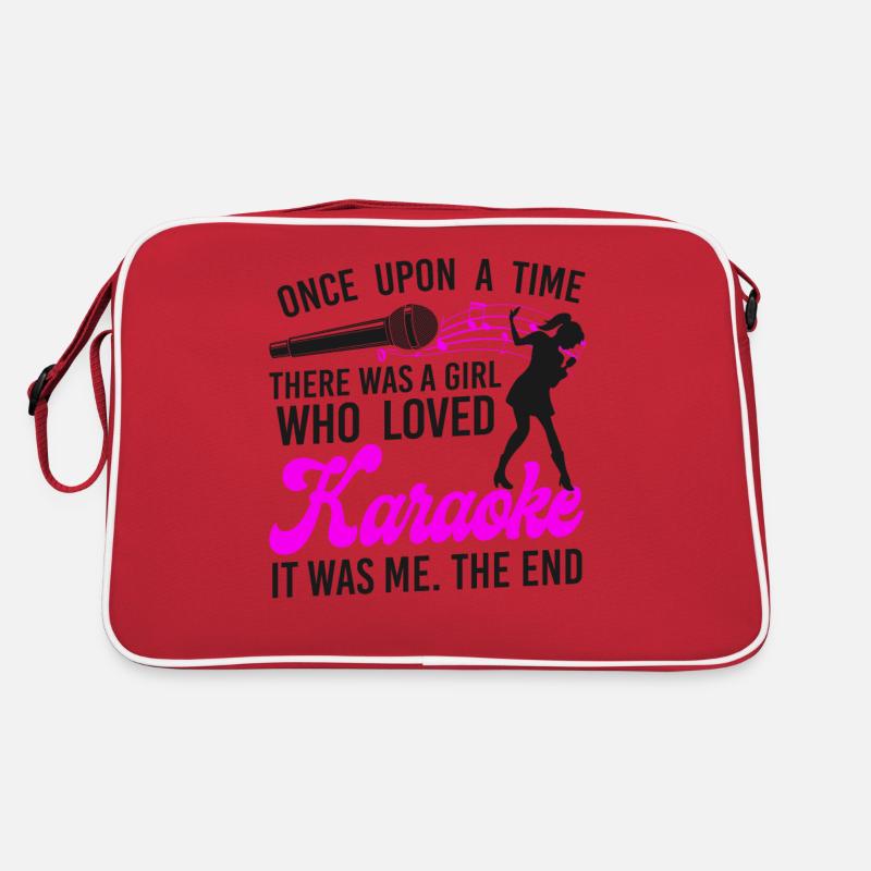 Karaoke Singer Once Upon A Time Retro Tasche
