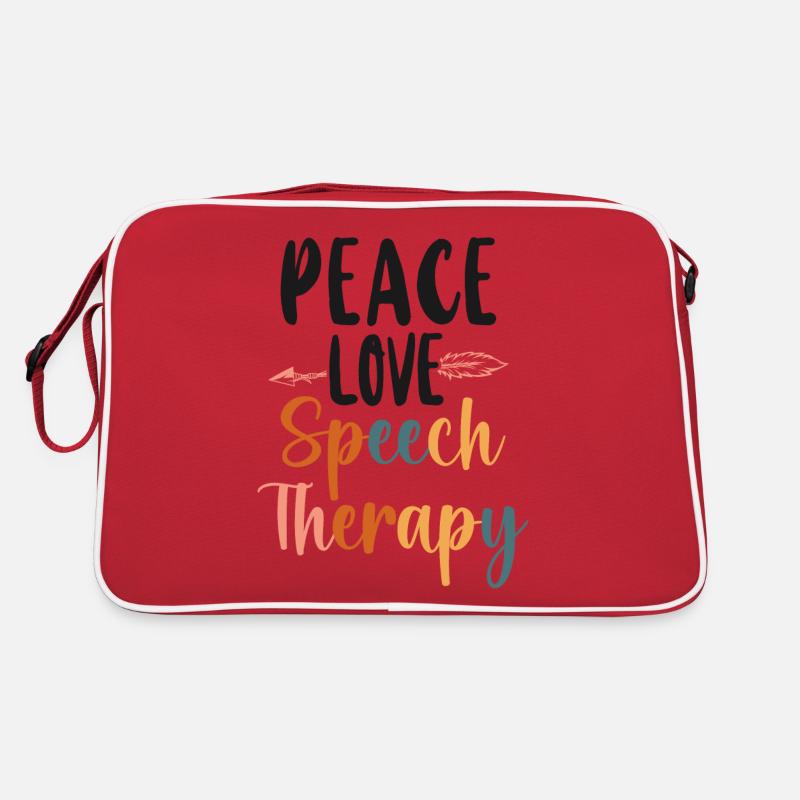 Speech Therapist Therapy Assistant Retro Tasche