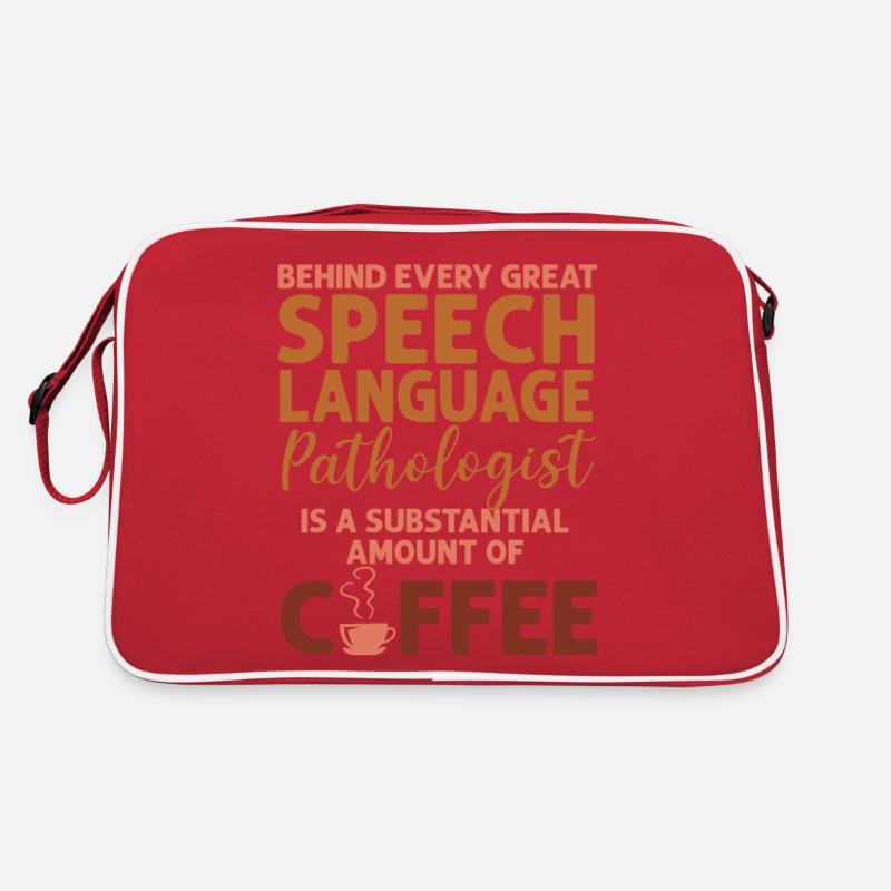 Speech Therapist Therapy Assistant Retro Tasche
