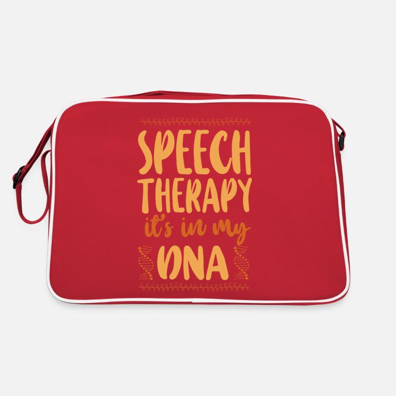 Speech Therapist Therapy Assistant Retro Tasche