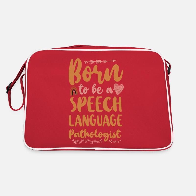 Speech Therapist Therapy Assistant Retro Tasche