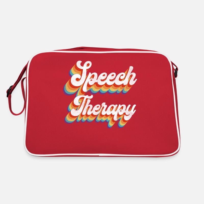 Speech Therapist Therapy Assistant Retro Tasche