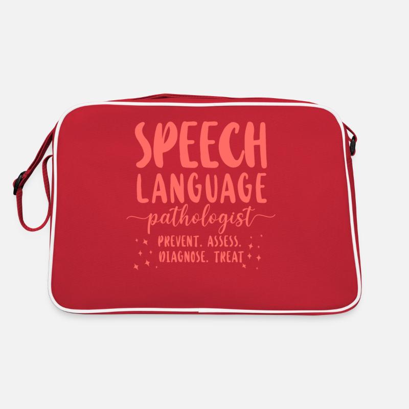 Speech Therapist Therapy Assistant Retro Tasche
