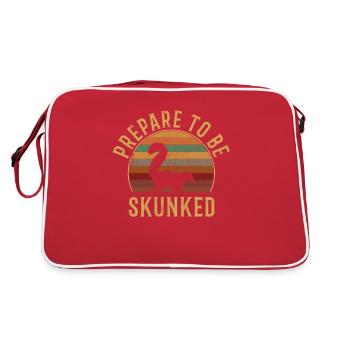 Prepare To Be Skunked, cribbage - Retro Tasche - Rot/Weiß - Hinten