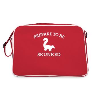 Prepare To Be Skunked, cribbage - Retro Tasche - Rot/Weiß - Hinten