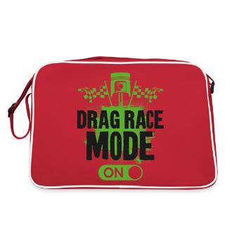 Course de dragsters Course de voitures Course de dragsters - Sac Retro - rouge/blanc - Dos