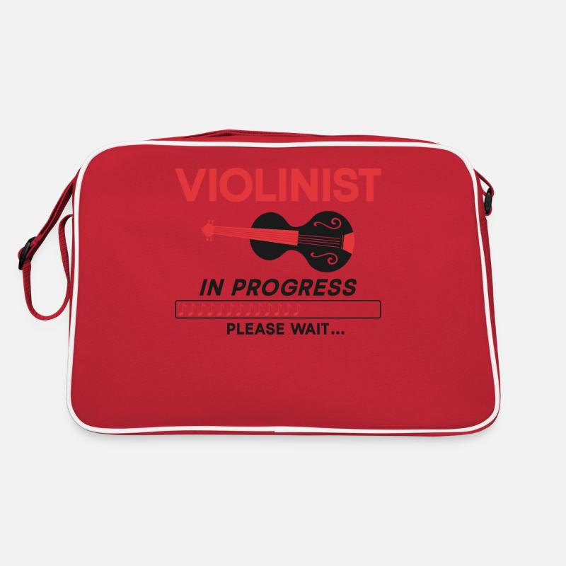 Violon Violoniste Violoniste En Sac Retro