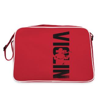 Violon Violoniste Violon - Sac Retro - rouge/blanc - Dos