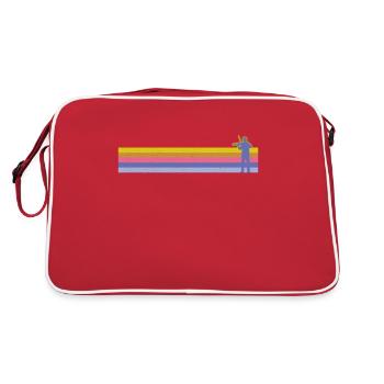 Violon Violoniste Rétro Vintage - Sac Retro - rouge/blanc - Dos