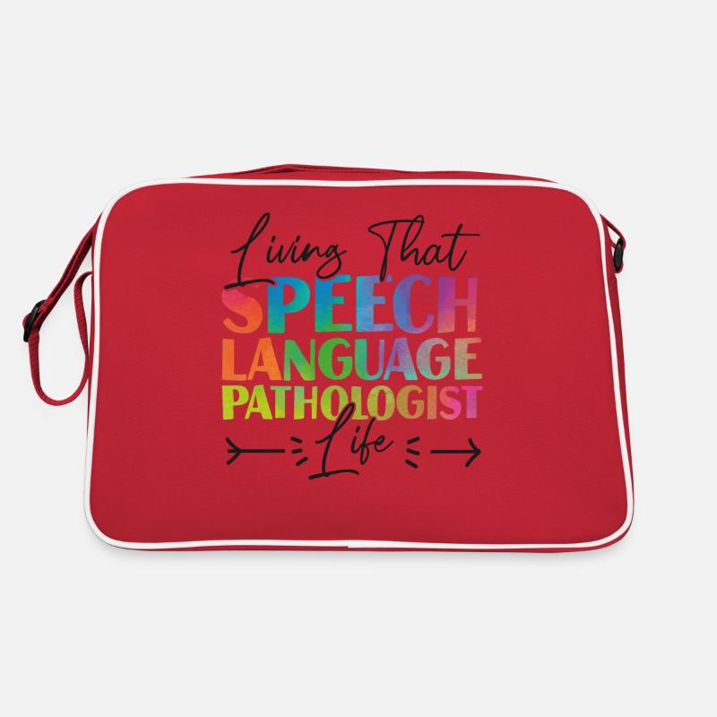 Speech Therapist Therapy Assistant Retro Tasche