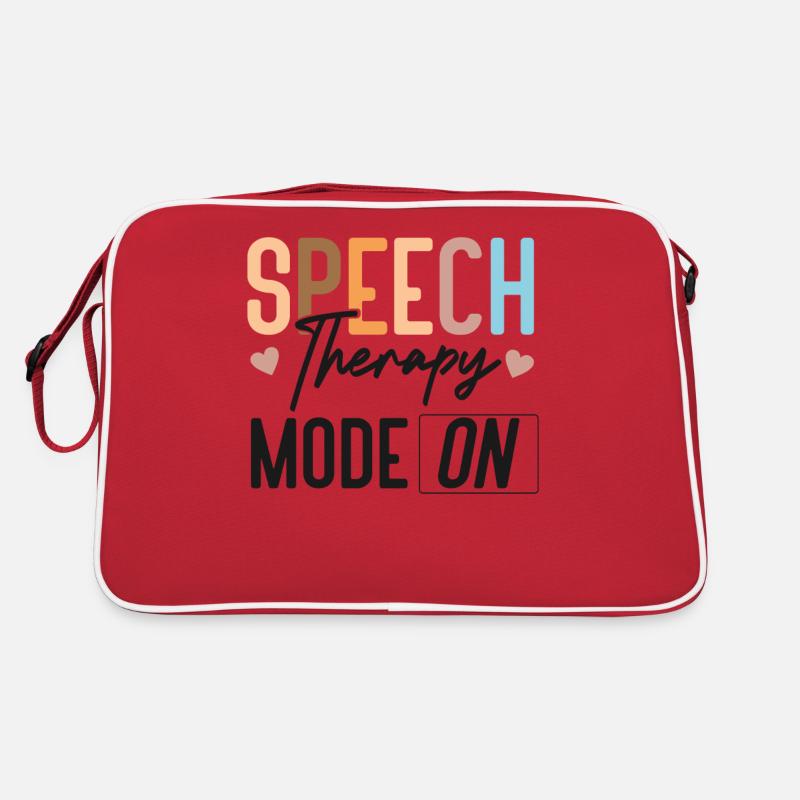 Speech Therapist Therapy Assistant Retro Tasche