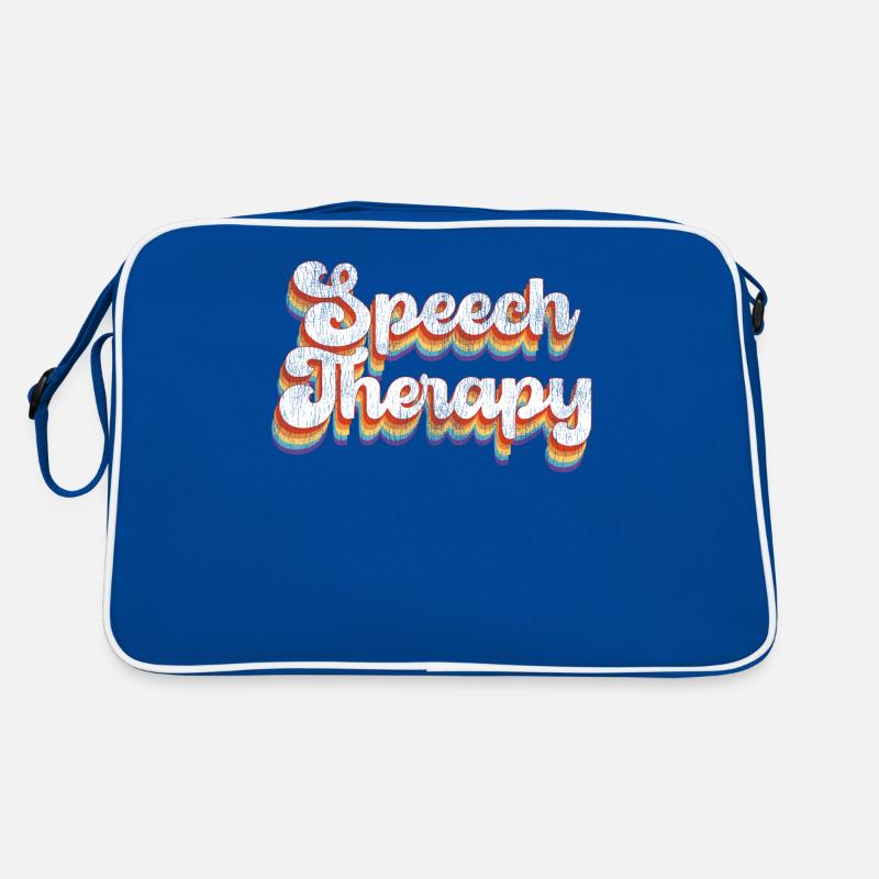 Speech Therapist Therapy Assistant Retro Tasche