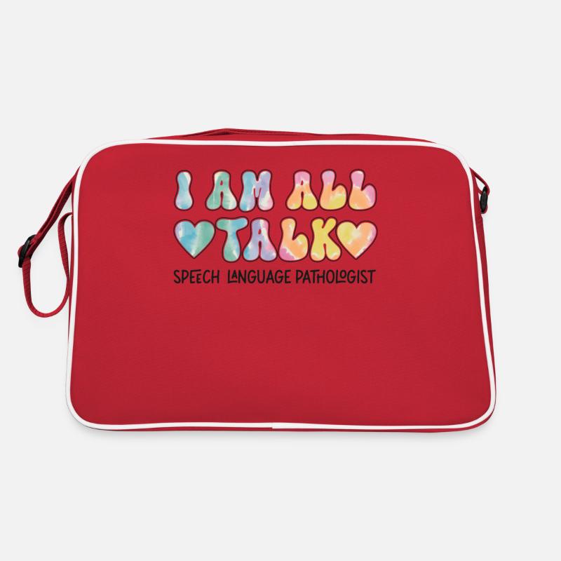 Speech Therapist Therapy Assistant Retro Tasche