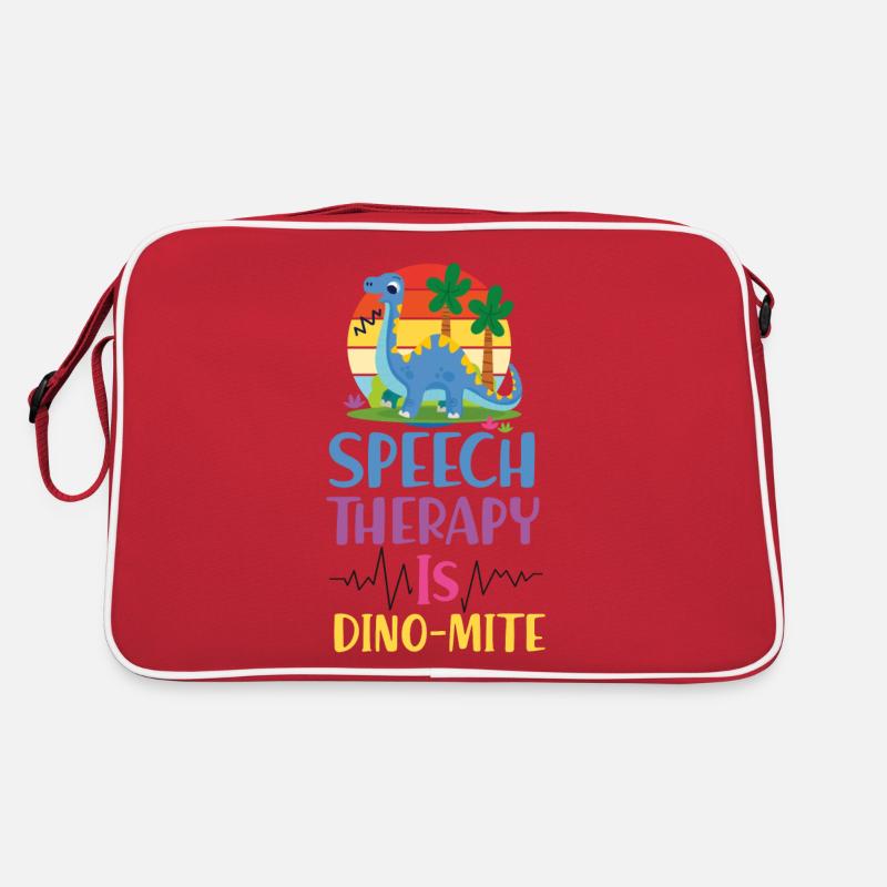 Speech Therapist Therapy Assistant Retro Tasche
