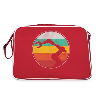 Robot Robotique Ingénieur Robotique Robotique - Sac Retro - rouge/blanc - Dos