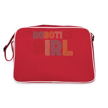Ingénieur en robotique robotique fille - Sac Retro - rouge/blanc - Dos