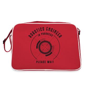 Robot Robotique Ingénieur Robotique Robotique - Sac Retro - rouge/blanc - Dos