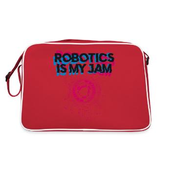 Robot Robotique Ingénieur Robotique Robotique - Sac Retro - rouge/blanc - Dos