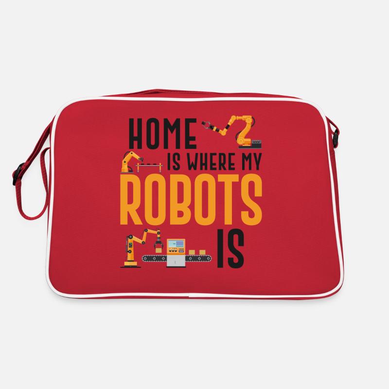 Robot Robotics Engineer Home est Sac Retro