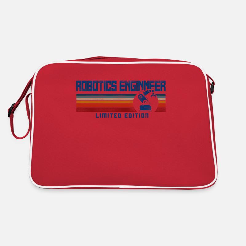 Robot Robotics Engineer Retro Retro Tasche