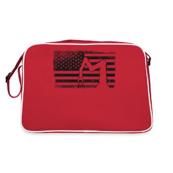 Ingénieur en robotique robotique américain - Sac Retro - rouge/blanc - Dos