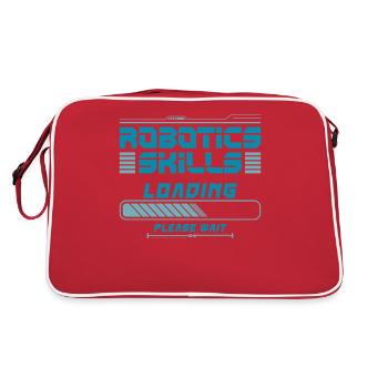 Robot Robotique Ingénieur Robotique Robotique - Sac Retro - rouge/blanc - Dos
