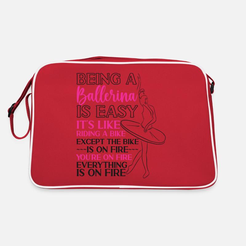 Ballet Danseuse Danse Ballerine Sac Retro