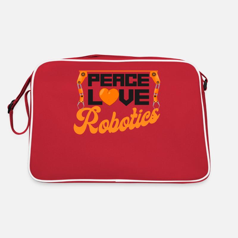 Robot Robotics Engineer Female Retro Bag