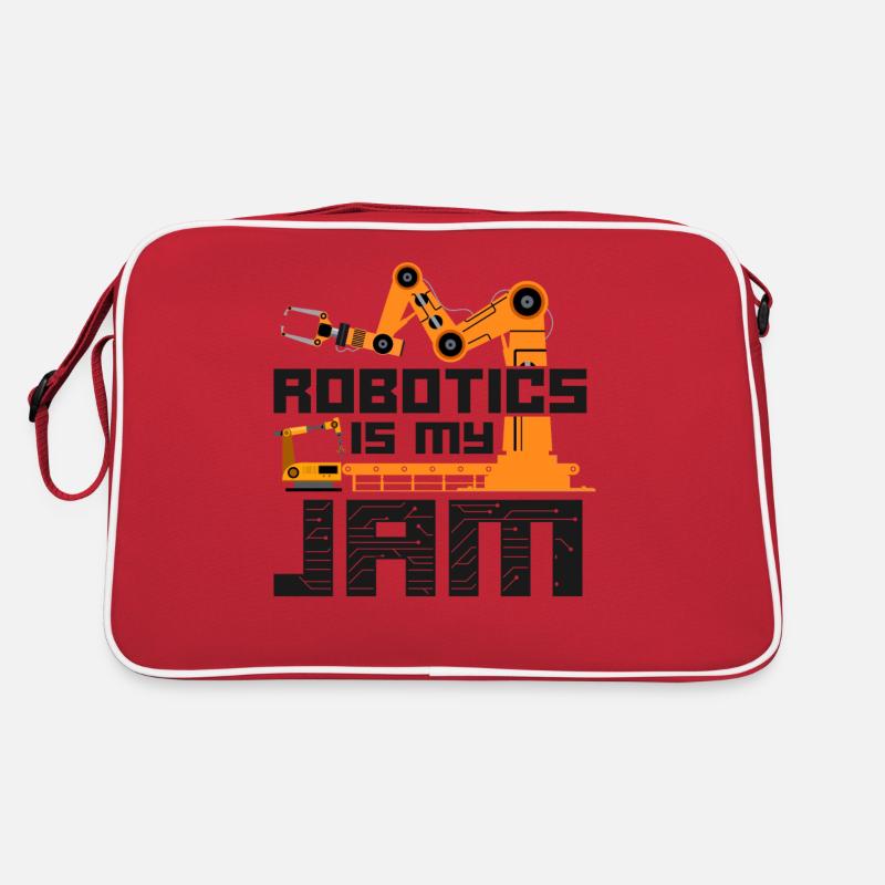 Robot Robotics Engineer Vintage Retro Tasche