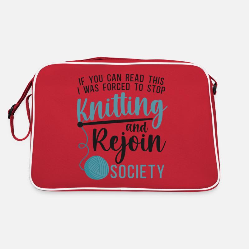 Tricoter si vous savez lire Sac Retro