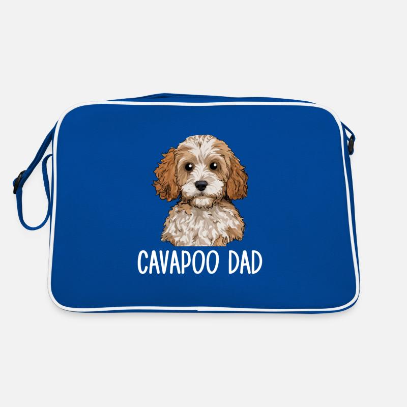 cavapoo dad, cavapoo Retro Tasche