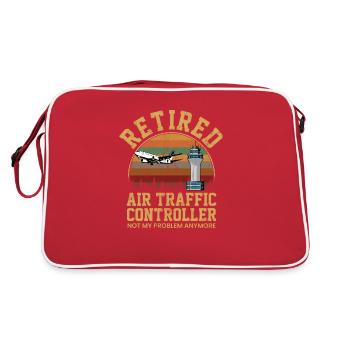 Contrôleur de la circulation aérienne à la retraite - Sac Retro - rouge/blanc - Dos