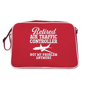 Contrôleur de la circulation aérienne à la retraite Contrôle de la circulation aérienne - Sac Retro - rouge/blanc - Dos