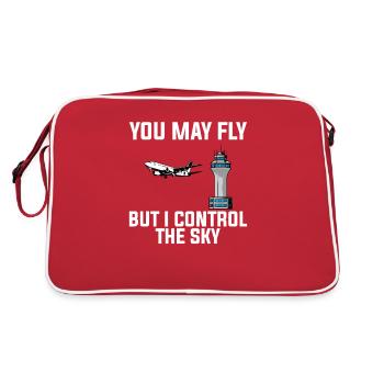 vous pouvez voler i contrôle contrôleur de la circulation aérienne - Sac Retro - rouge/blanc - Dos