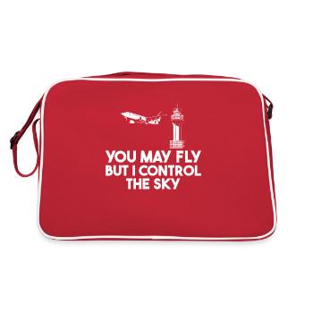 vous pouvez voler i contrôle contrôleur de la circulation aérienne - Sac Retro - rouge/blanc - Dos
