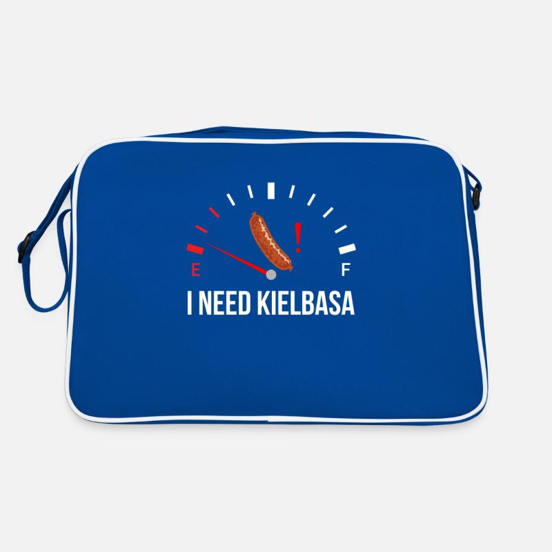 i need Kielbasa, kielbasa Retro Tasche