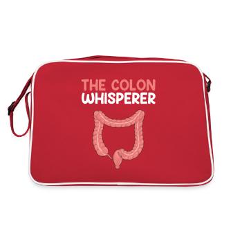 Colon Whisperer, Endoscopie Gastroentérologie - Sac Retro - rouge/blanc - Dos