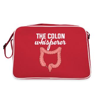Colon Whisperer, Endoscopie Gastroentérologie - Sac Retro - rouge/blanc - Dos