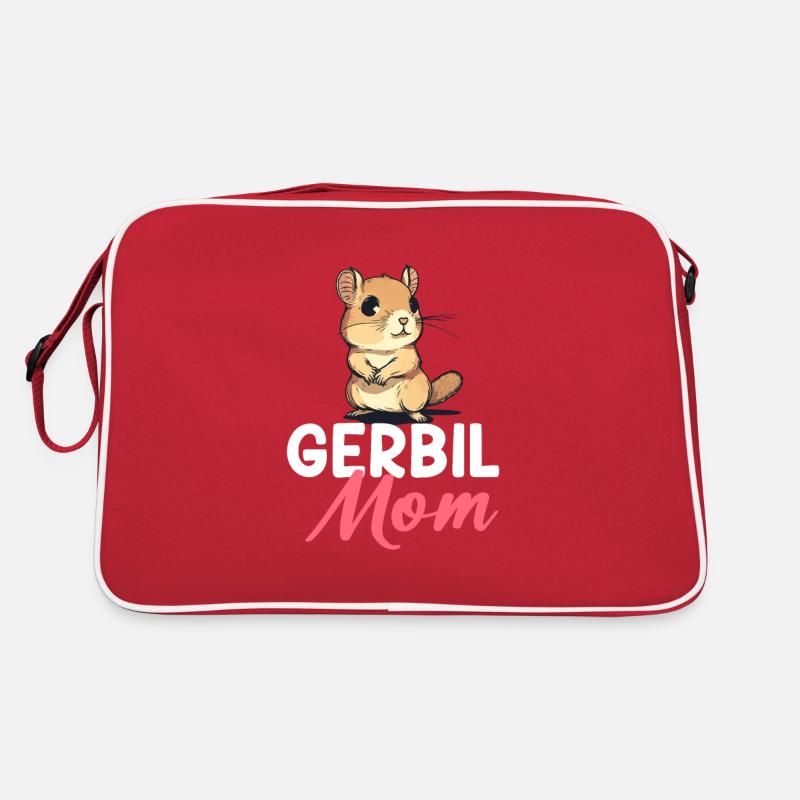 Gerbil mom, gerbil Retro Bag