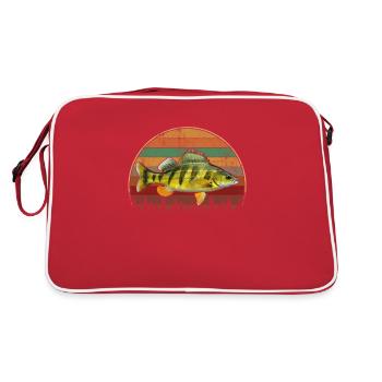 Yellow Perch - Retro Bag - red/white - Back