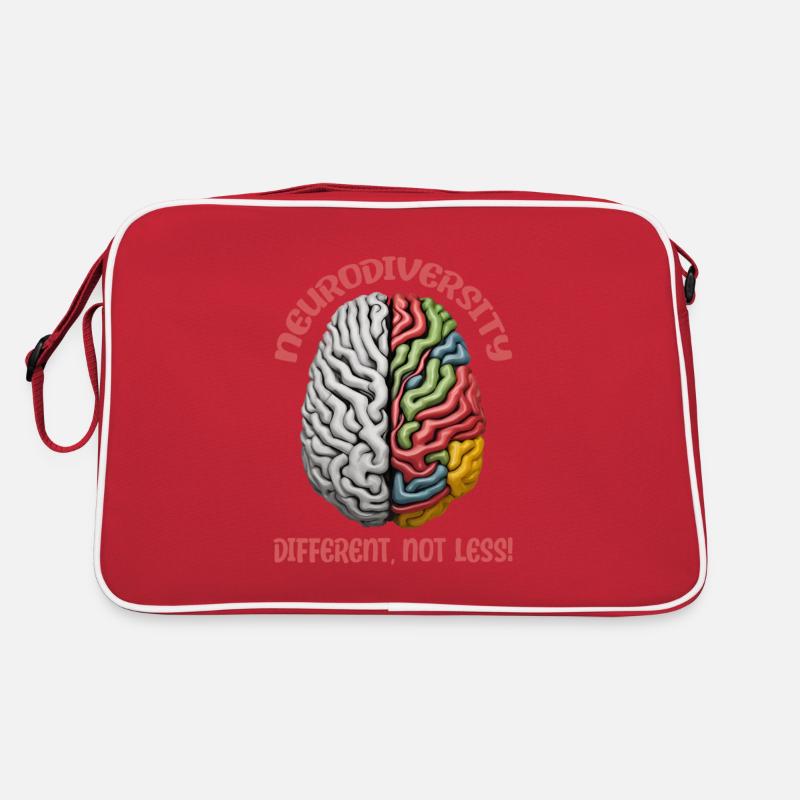 "Different, Not Less" Neurodiversity Retro Bag