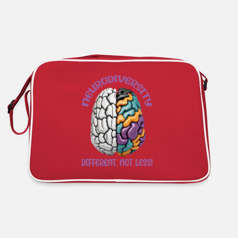 "Different, Not Less" Neurodiversity Retro Bag