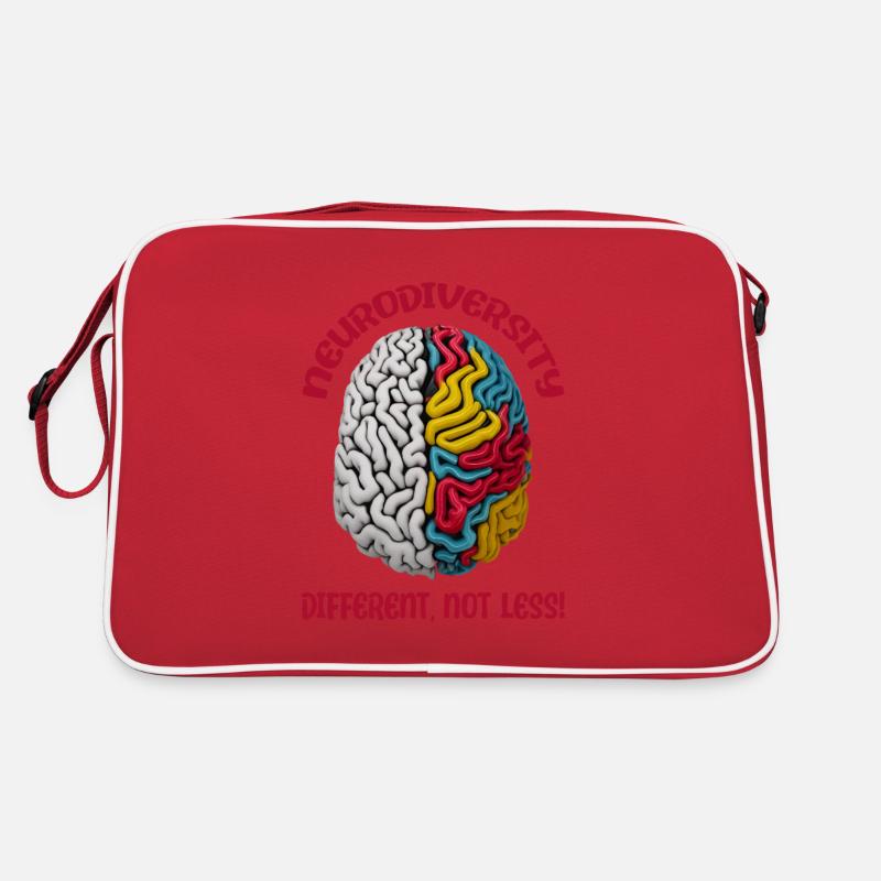 "Different, Not Less" Neurodiversity Retro Bag