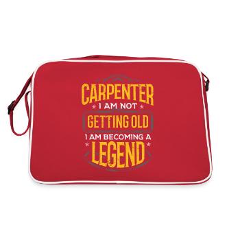 Idée cadeau de charpentier Charpentier Je ne reçois pas - Sac Retro - rouge/blanc - Dos