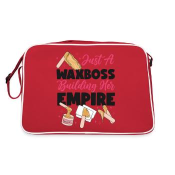 Cute Esthetician Skincare - Retro Tasche - Rot/Weiß - Hinten