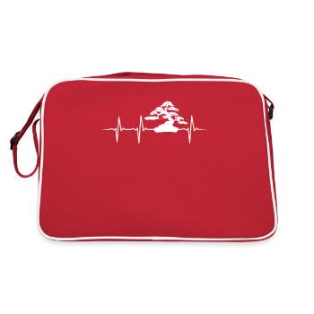 bonsaï Art japonais - Sac Retro - rouge/blanc - Dos