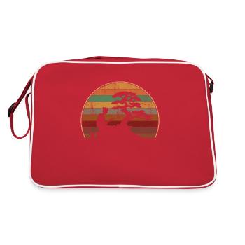 bonsaï Art japonais - Sac Retro - rouge/blanc - Dos